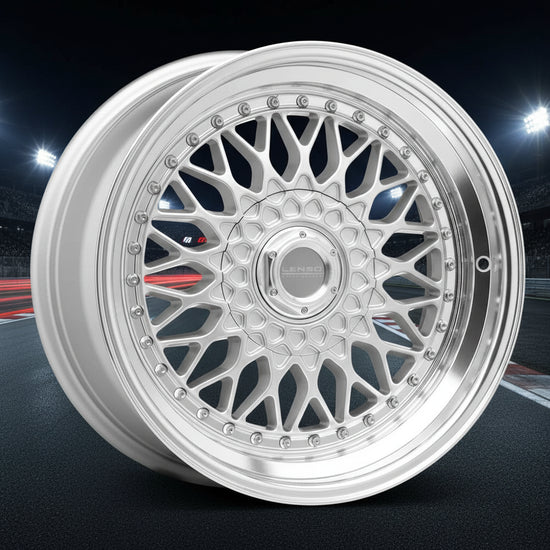 Lenso BSX Wheel Silver Mirror Lip