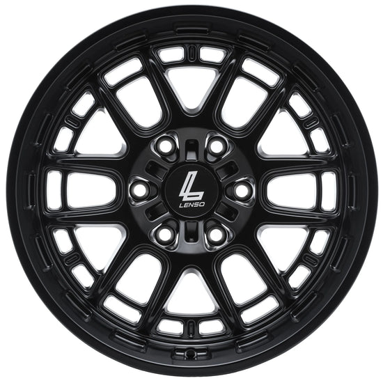 Lenso Hurricane Wheel Satin Black