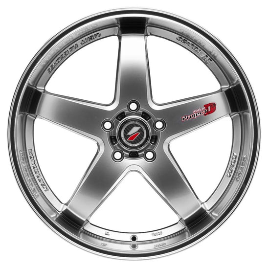 Lenso D-1R Wheel Hyper Silver Mirror Lip