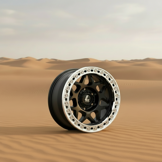 Lenso AMADA (Beadlock) Wheel Satin Black Polished