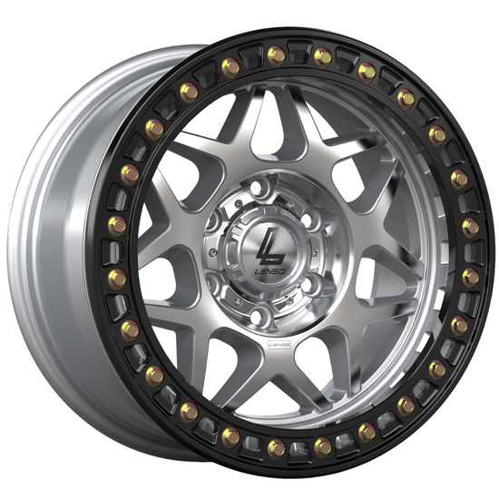 Lenso AMADA (Beadlock) Wheel Machined Face Black Ring
