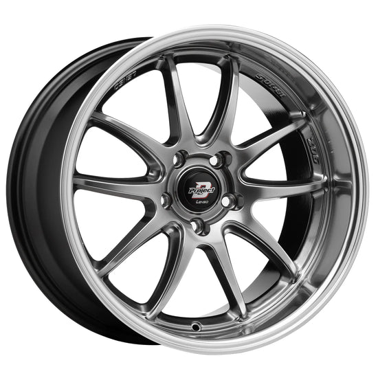 Lenso 90-Z Wheel Hyper Black Mirror Lip