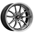 Lenso 90-Z Wheel Hyper Black Mirror Lip