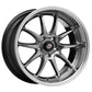 Lenso 90-Z Wheel Hyper Black Mirror Lip