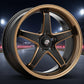 Lenso D-1FC Wheel Gloss Black Copper Milling Copper Lip