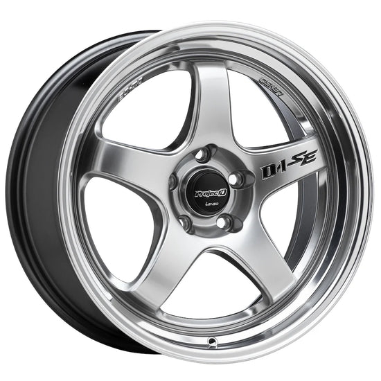 Lenso D-1SE Wheel Hyper Silver Mirror Lip