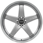 Lenso D1R-EVO Wheel  Hyper Silver Mirror Lip