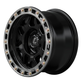 Lenso KAOS (Imitation) Wheel Satin Black Machined Ring (PRE ORDER NOW)