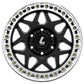 Lenso KAOS (Imitation) Wheel Satin Black Machined Ring (PRE ORDER NOW)
